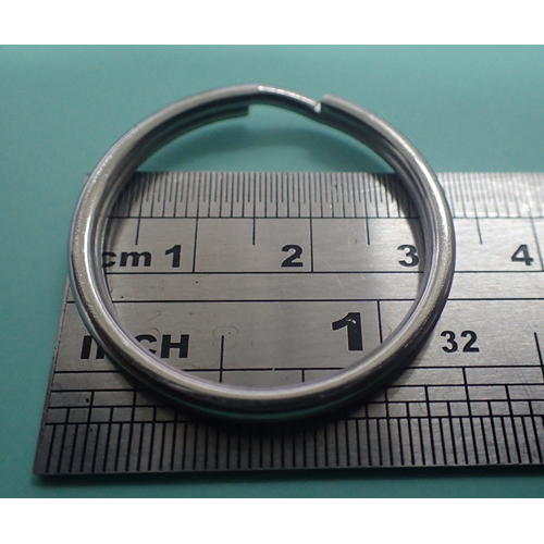 Split Ring - 32mm x 2mm - Stainless Steel